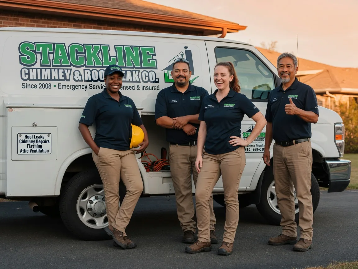 Chimney flashing repair company in Bryant, IL